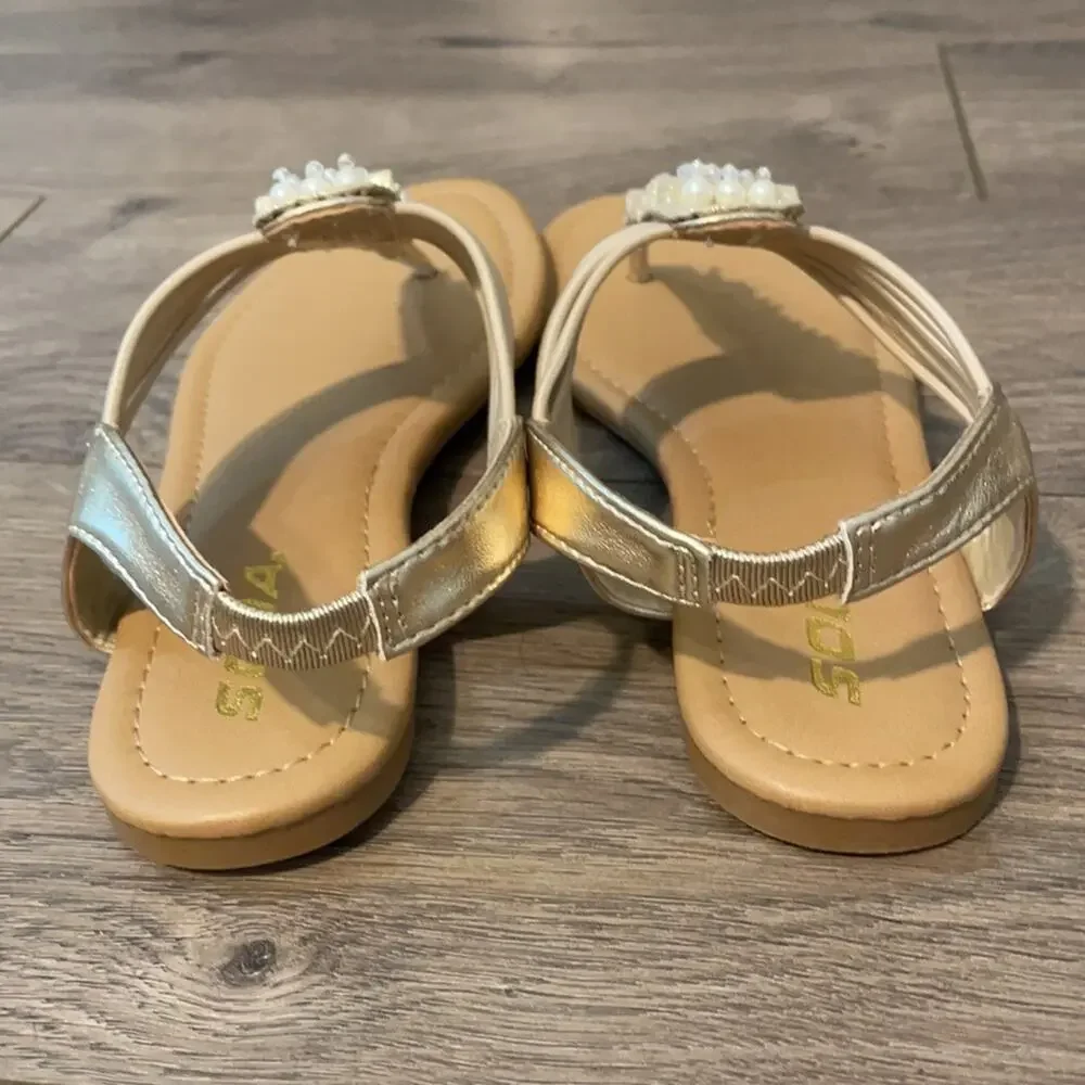 New Soda Sandals with Bead Detailing